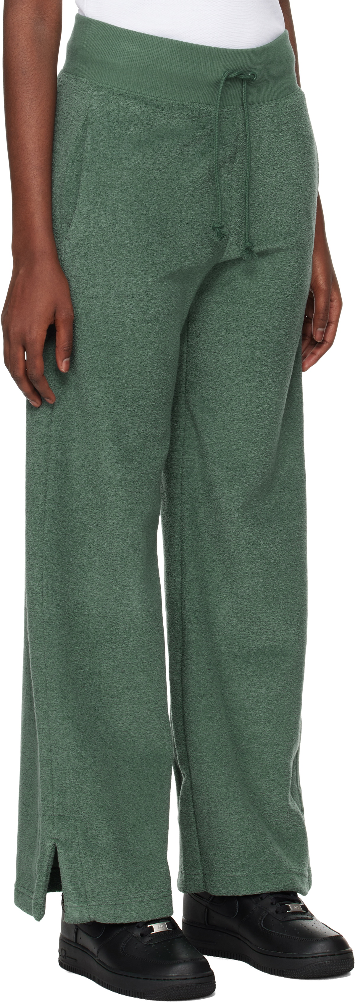 Nike Green Sportswear Phoenix Plush Lounge Pants