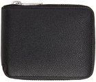 Maison Margiela Black Small Zip-Around Wallet