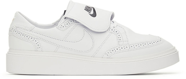 Photo: Nike White PEACEMINUSONE Edition Kwondo 1 Sneakers