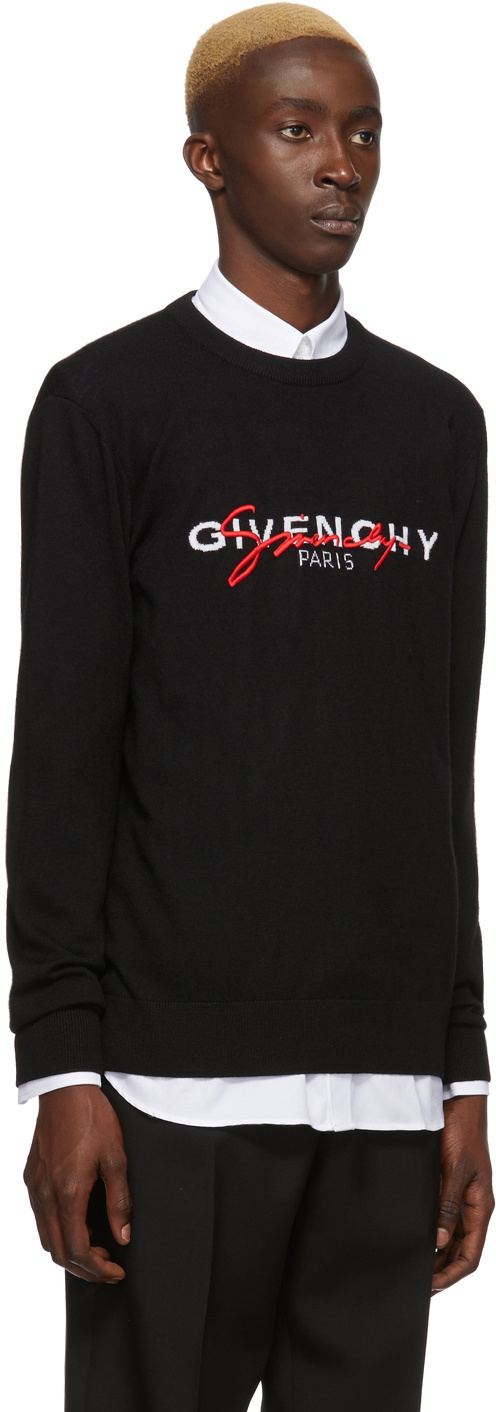 Givenchy Black Classic Signature Sweater Givenchy