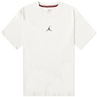 Air Jordan Men's Dri-Fit Short Sleeve Top in Pale Ivory/Black
