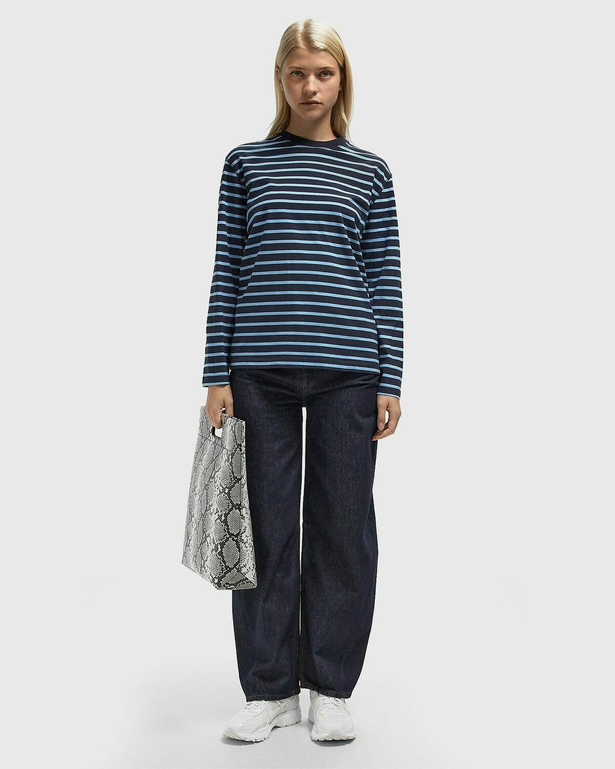Envii ENKULLA LS STRIPE 5310 Blue Womens Longsleefe
