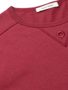 CRAIG GREEN - Embroidered Cotton and Silk-Blend T-Shirt - Red