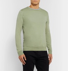 John Smedley - Slim-Fit Sea Island Cotton and Cashmere-Blend Sweater - Green