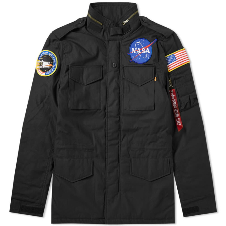 Photo: Alpha Industries M-65 Heritage NASA Jacket Black