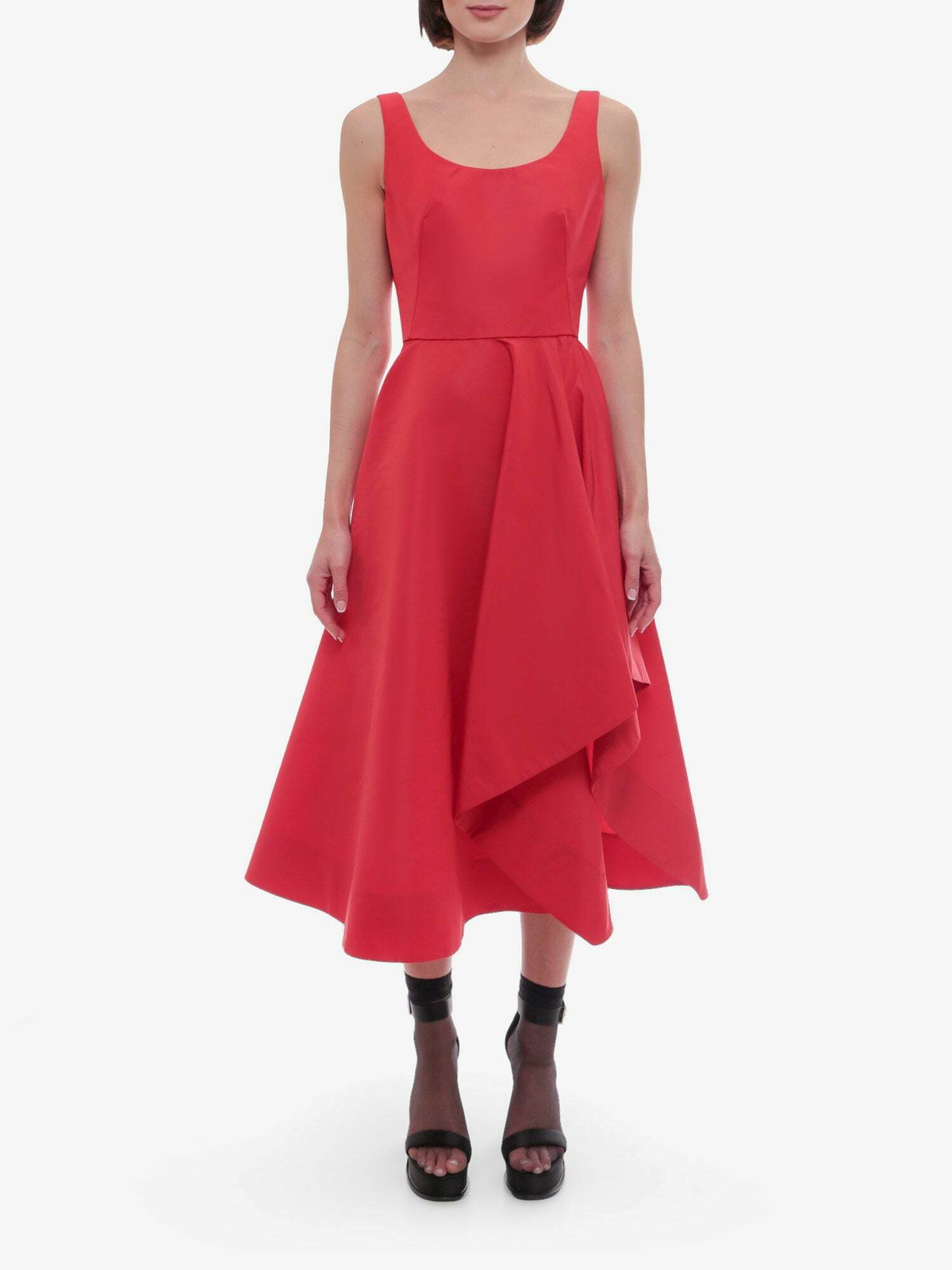 Alexander Mcqueen Dress Red Womens Alexander McQueen