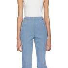 Kreist Blue Double Leg High-Rise Jeans