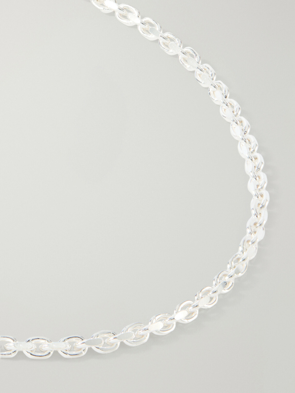 Mikia - Sterling Silver and Emerald Necklace