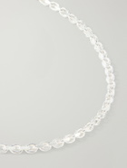 Mikia - Sterling Silver and Emerald Necklace
