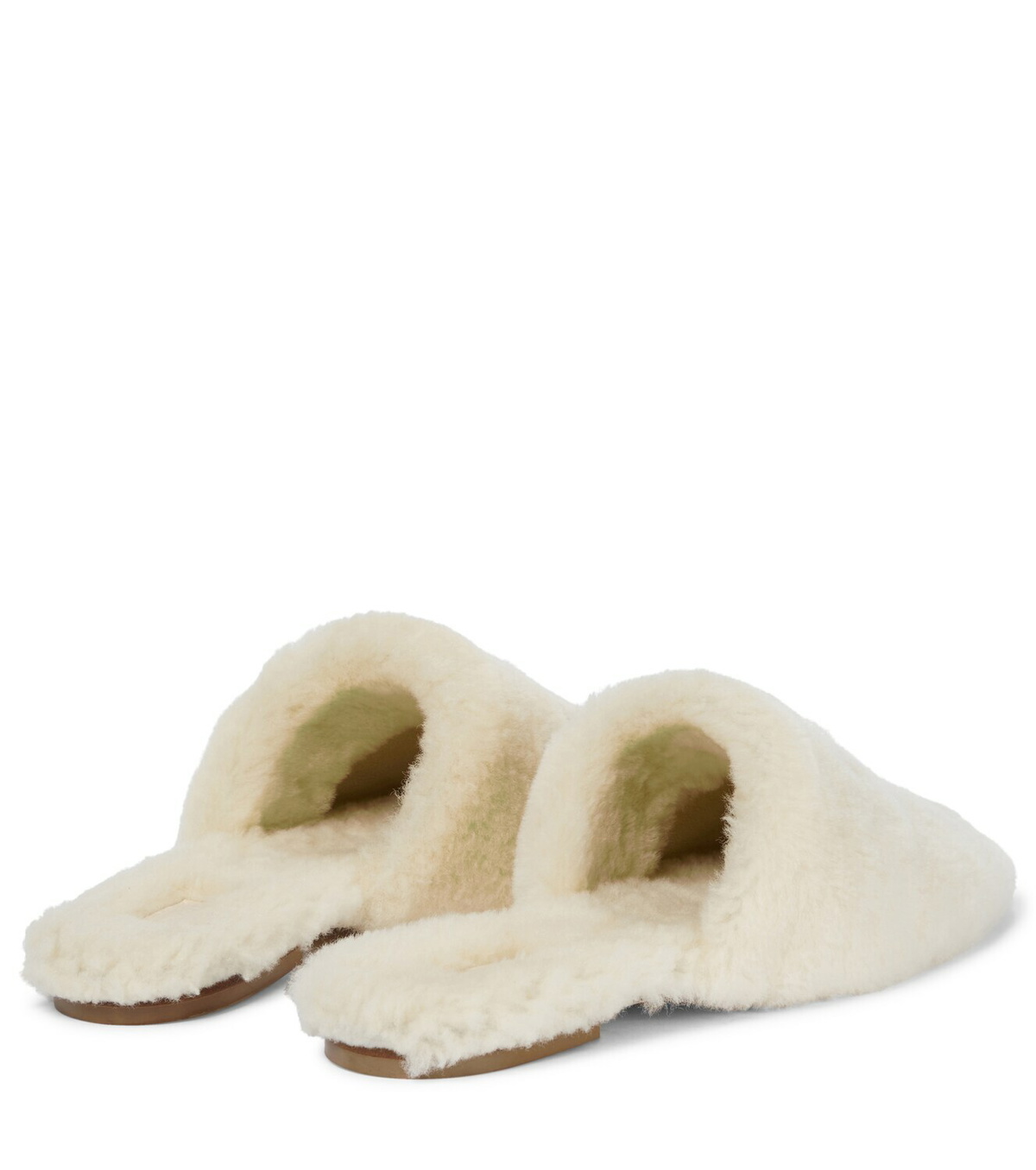Aeyde Kelly shearling slippers