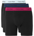 Calvin Klein Underwear - Three-Pack Stretch-Cotton Boxer Briefs - Men - Black