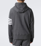 Thom Browne 4-Bar cotton jersey zip-up hoodie