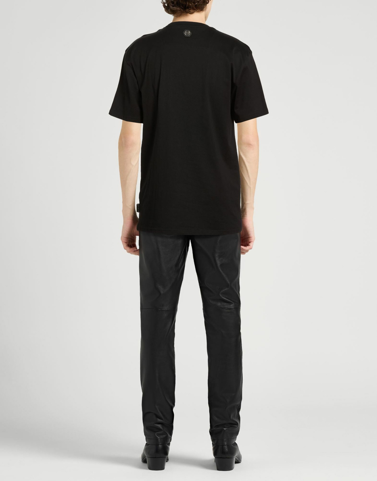Philipp Plein Mens T-shirt in Black