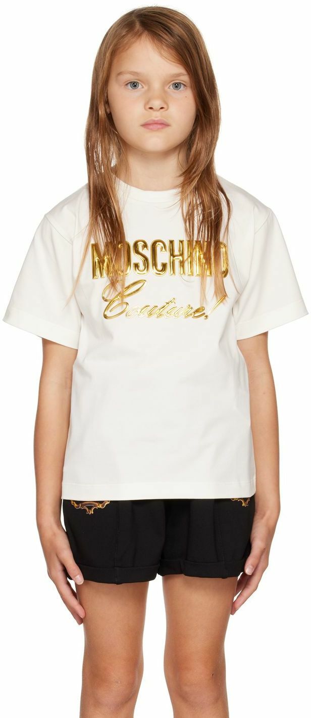 Moschino Kids Boys T Shirt In Black
