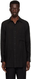 YOHJI YAMAMOTO Black Collar Shirt