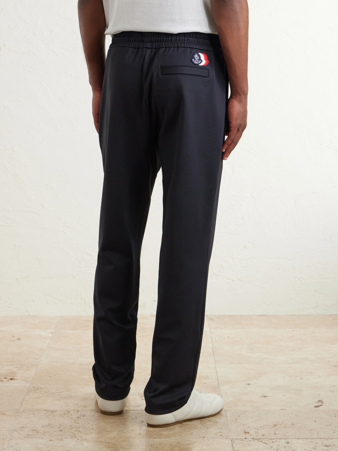 Moncler - Tapered Jersey Sweatpants - Blue