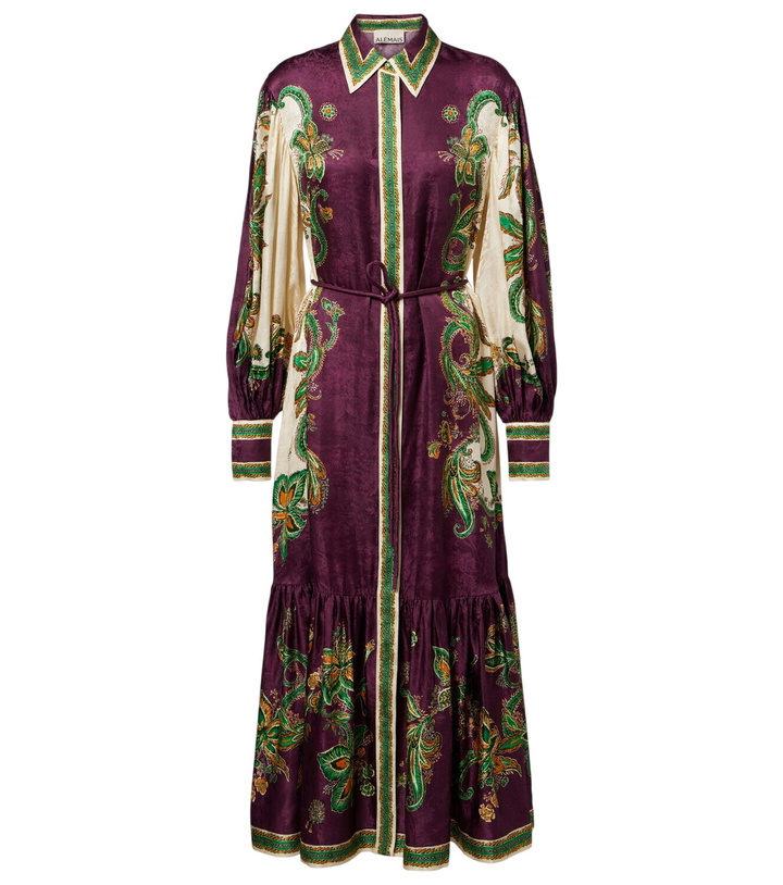 Photo: Alémais Ruthie floral shirt dress