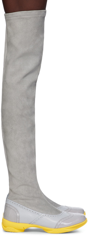 Photo: Kiko Kostadinov Gray Sonia High Boots