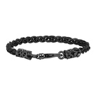 Emanuele Bicocchi Black Tiny Braided Bracelet