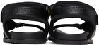 Versace Black Greca Sandals