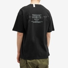Poliquant Men's Mine Print T-Shirt in Black