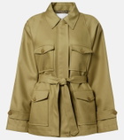 The Frankie Shop Kelia belted padded jacket