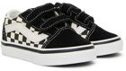 Vans Baby Black & White Checkerboard Old Skool Sneakers