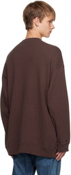 UNDERCOVER Brown Printed Sweatshirt