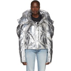 Chen Peng Silver Down Short Jacket