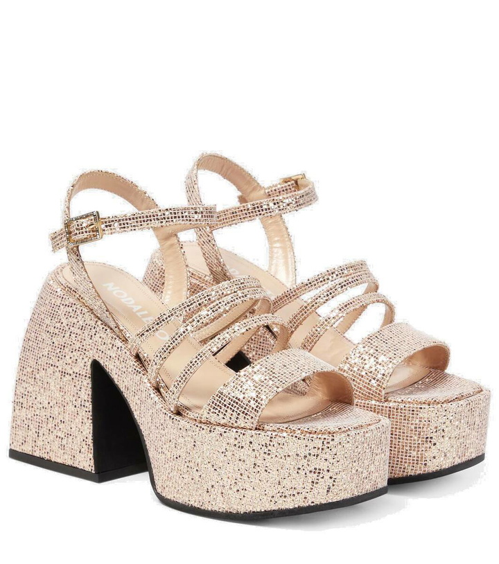 Photo: Nodaleto Bulla Chibi glitter platform sandals
