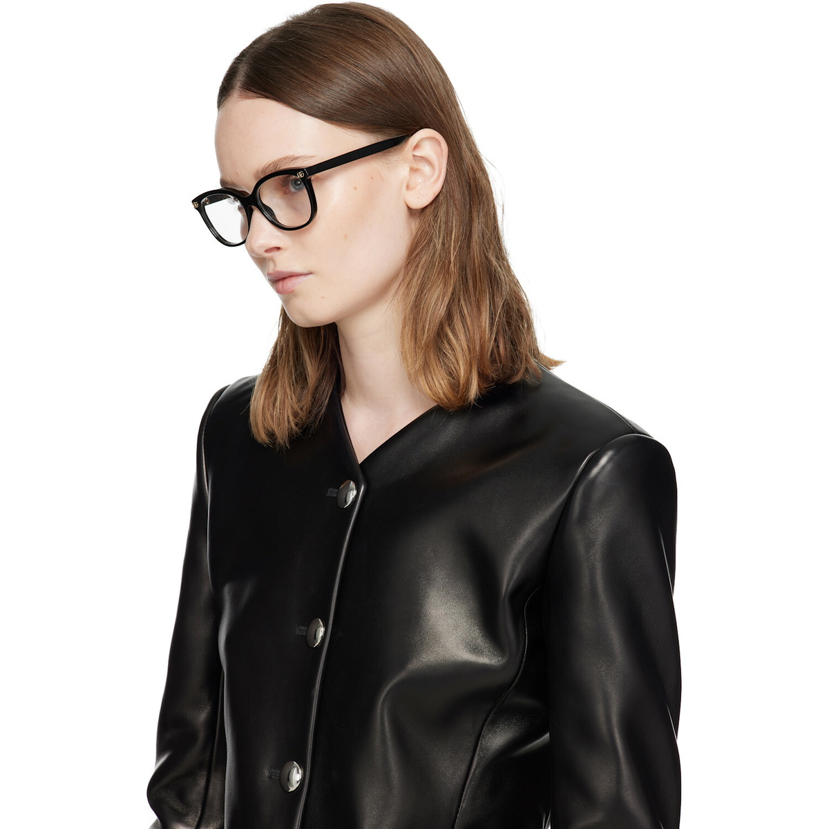 Gucci Black Square Glasses