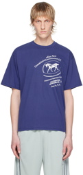 Commission Blue Paneled T-Shirt