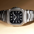 Duxot Quadrata Automatic Black Dial Mens Watch DX-2073-33