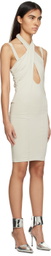 Han Kjobenhavn Beige Drape Minidress