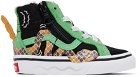 Vans Baby Black & Green Snake Sk8-Hi Sneakers