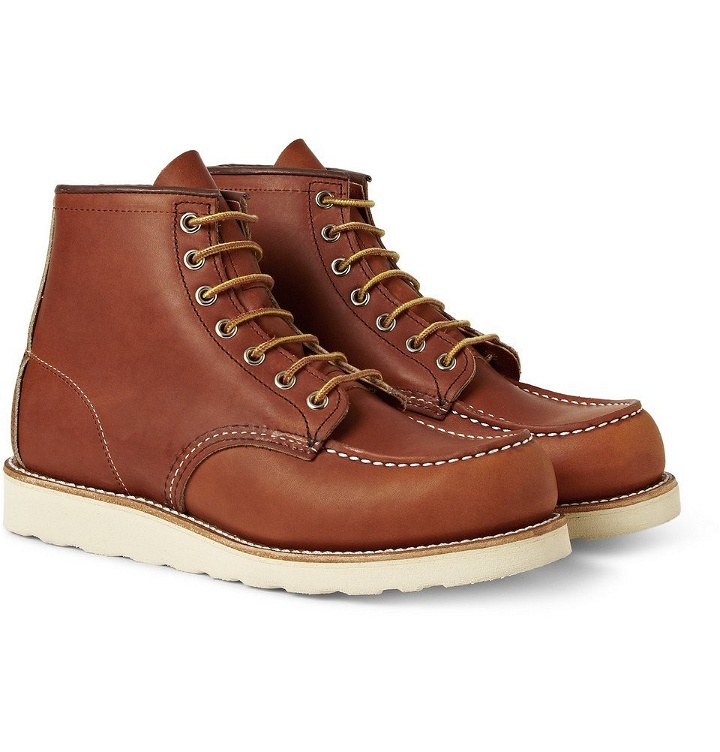 Photo: Red Wing Shoes - 875 Moc Leather Boots - Men - Brown