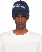Stefan Cooke Navy Monogram Cap