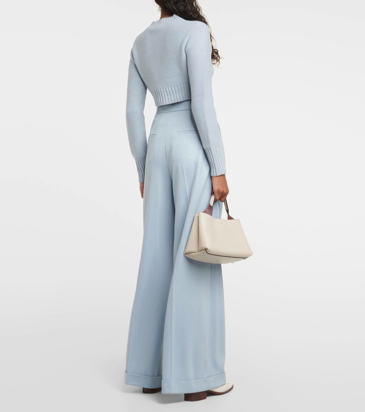 Max Mara Kaya cropped cashmere sweater