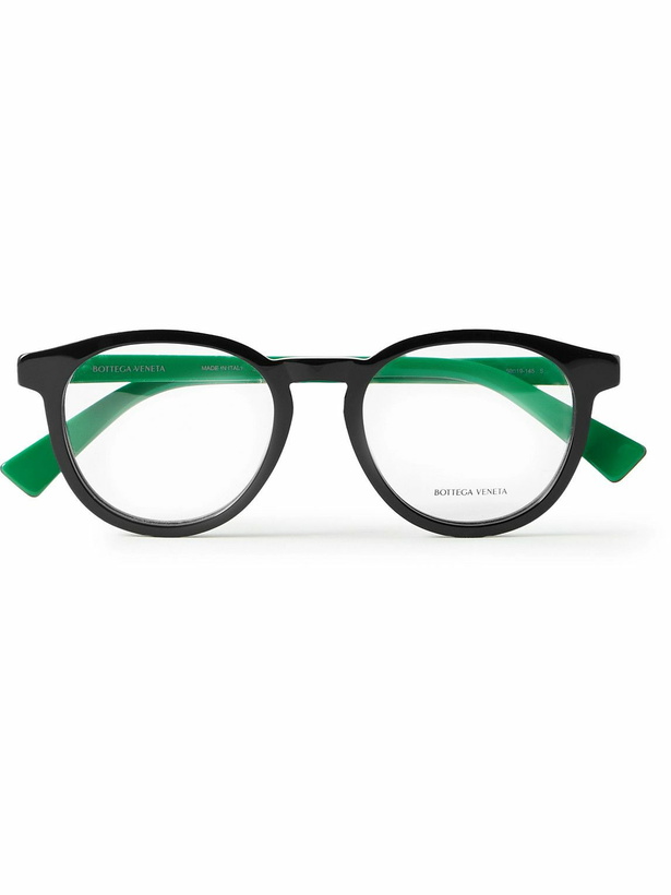 Photo: Bottega Veneta - Round-Frame Acetate Optical Glasses