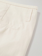 Jil Sander - Straight-Leg Zip-Detailed Cotton Trousers - Neutrals