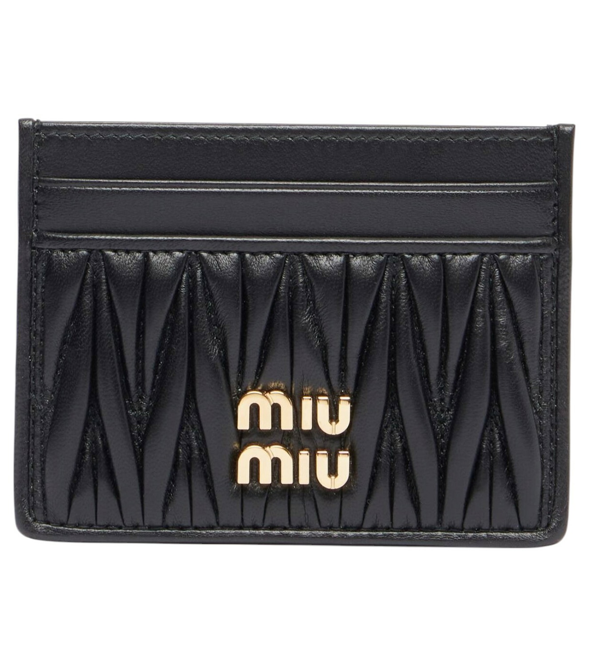 Miu Miu Wallet Black Womens Miu Miu