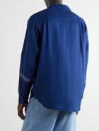 KAPITAL - Printed Linen Shirt - Blue