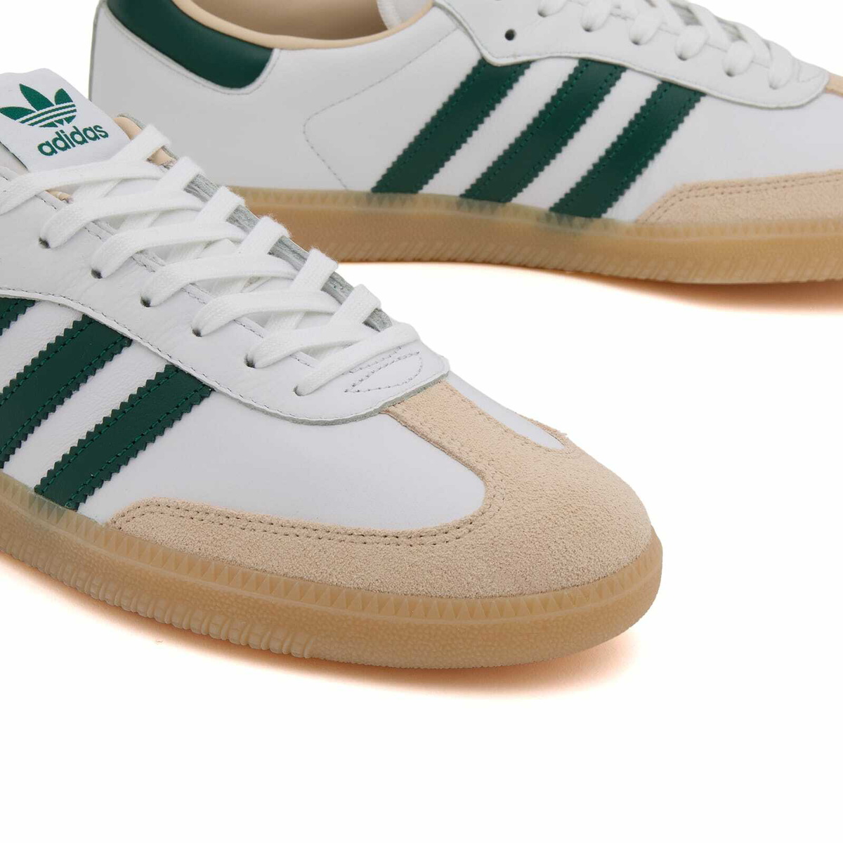 Adidas Samba OG in White/Collegiate Green adidas