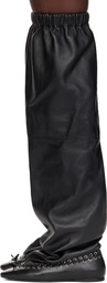 ALL-IN Black Level Flat Thigh High Tall Boots
