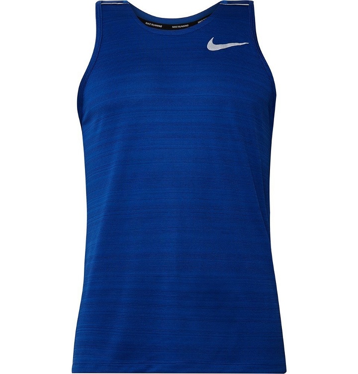 Photo: Nike Running - Miler Dri-FIT Tank Top - Cobalt blue