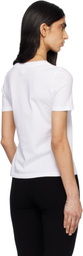 Chloé White Cotton Jersey Baby Fit Logo T-shirt