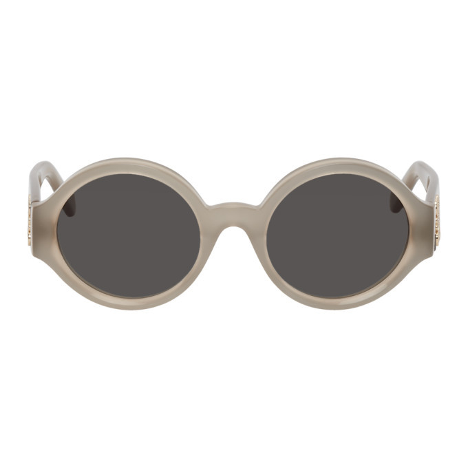 Loewe Tortoise Gradient Round Sunglasses with Gray Lenses Sunglasses Loewe Anagram LW40146I 63A 50-24 Grey | Visiofactory main image 2