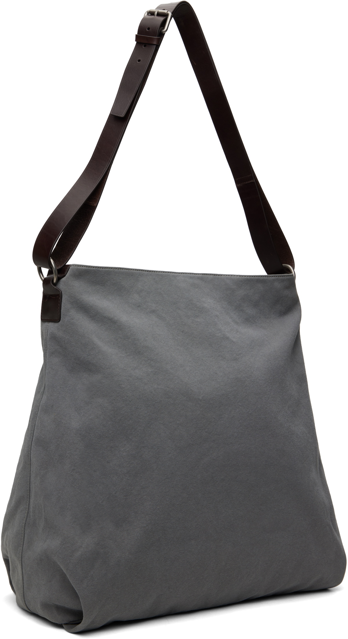 Dries Van Noten Gray Large Canvas Bag Dries Van Noten