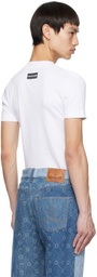 Marine Serre White Button Up Henley