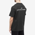 Wacko Maria Men's Jean-Michel Basquiat Type 2 Crew T-Shirt in Black